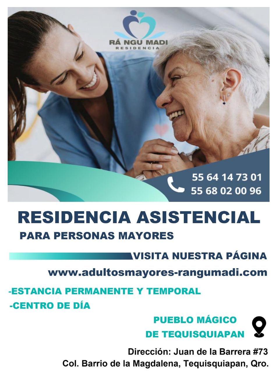 RESIDENCIA ,ASISTENCIALPARA,PERSONAS MAYORES55-6414-7301,/,55-6802-0096